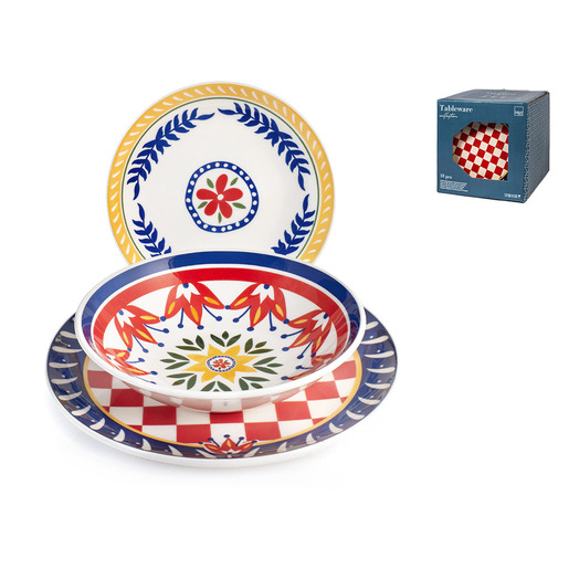 Image of Pengo 1547400 servizio da tavola 18 pz Multicolore