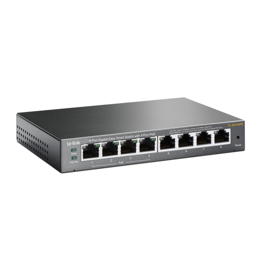 Image of TP-LINK TL-SG108PE switch di rete Non gestito Gigabit Ethernet (10/100/1000) Supporto Power over Ethernet (PoE)