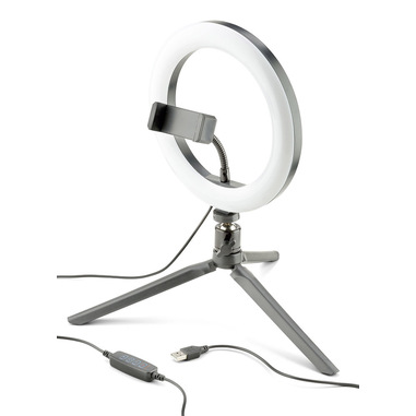 Anello LED RGB Jandei Con Treppiede E Telecomando: 15 Colori, 10 Livelli Di Luce, Perfetto Per Selfie, YouTube E TikTok