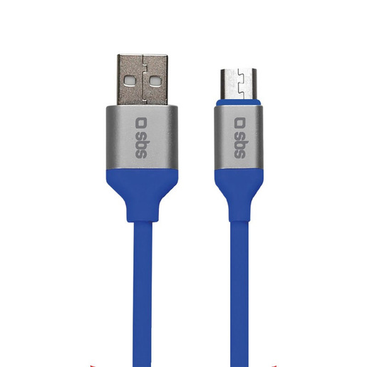 Image of SBS TECABLEMICROFLUOB cavo USB USB 2.0 1,5 m USB A Micro-USB B Blu