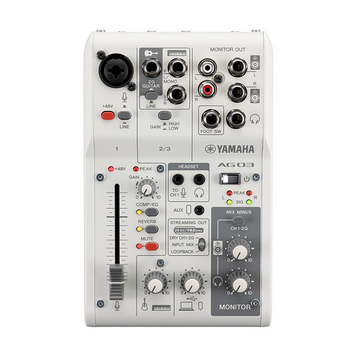 Image of Yamaha AG03MK2 3 canali Bianco