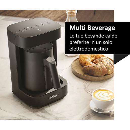 Image of Haier Multi Beverage I-Master Serie 5 Nero, Salvaspazio 3 in 1, 6 programmi automatici