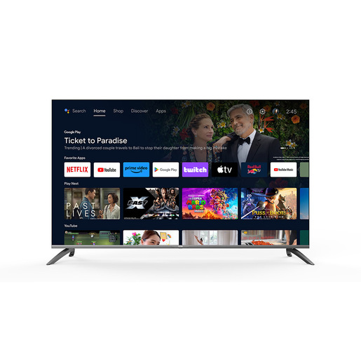 Image of IOPLEE IOP55QA11 TV 139,7 cm (55'') 4K Ultra HD Smart TV Wi-Fi Grigio 250 cd/m²