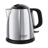 Russell Hobbs Victory Bollitore Elettrico 1 L 2400 W Nero, Acciaio Inox-image