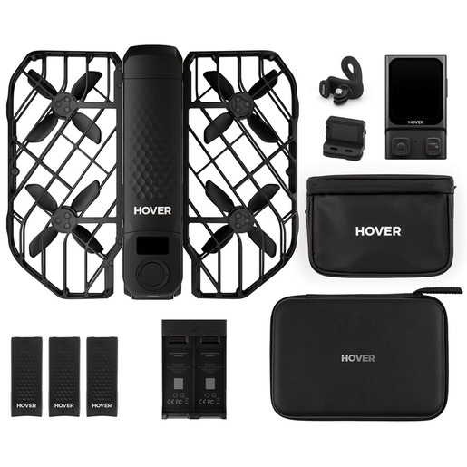 Image of HOVERAir X1 PRO Ultimate Cycling Kit drone fotocamera 4 rotori Quadrirotore 12 MP 1920 mAh Nero