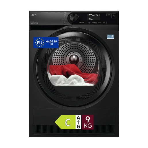 AEG TR7HD93B asciugatrice Libera installazione Caricamento frontale 9 kg Nero