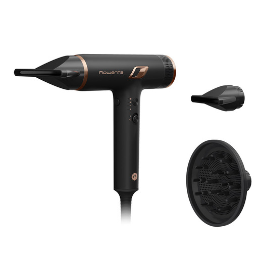 Image of Rowenta Nano Asciugacapelli Brushless Compatto ad Alta Velocità, Boost di Ioni Antistatici e Sensore di Temperatura per Capelli Setosi e Luminosi, 3 I