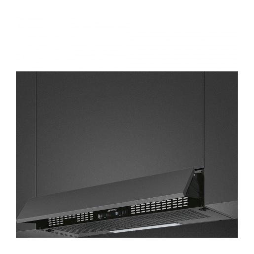 Image of Smeg KSEIR92NE2 cappa aspirante Semintegrato (semincassato) Nero 235 m³/h