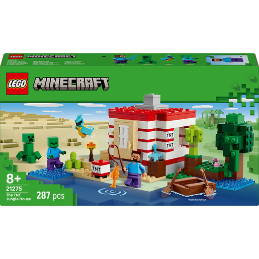 Image of LEGO Minecraft Casa nella giungla esplosiva