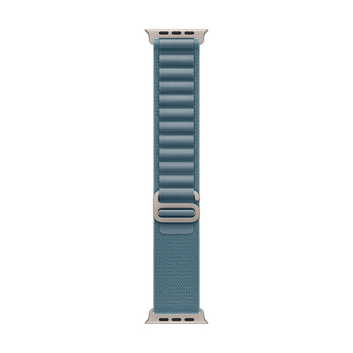 Apple Alpine Loop blu chiaro (49 mm) - Medium - Titanio naturale