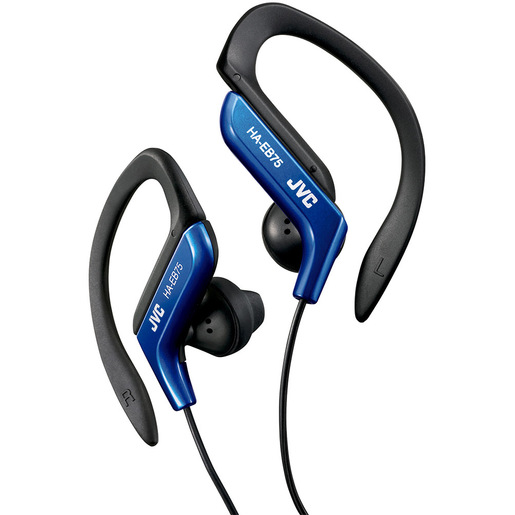 Image of JVC HA-EB75 Cuffie Cablato A clip, In-ear Sport Nero, Blu