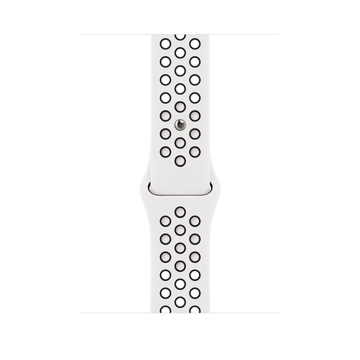 Image of Apple MPH13ZM/A accessorio indossabile intelligente Band Nero, Bianco Fluoroelastomero