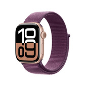 Apple Watch Series 10 Serie 10 Gps + Cellular 42Mm Cassa In Alluminio Color Oro Rosa Con Oro Rosa Sport Loop-image