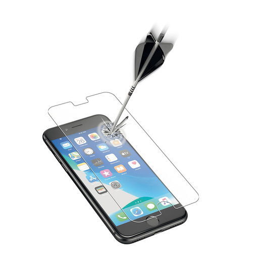 Image of Cellularline Impact Glass - iPhone SE (2022) / SE (2020) / 8 / 7 / 6 Vetro temperato sottile, resistente e super sensibile