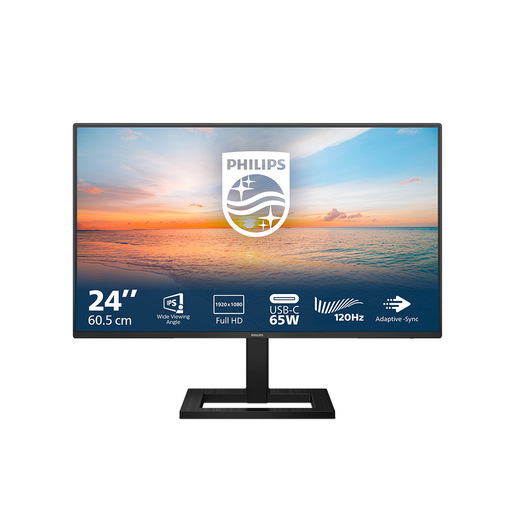 Image of Philips Serie 1000 24E1N1300AE/00 Monitor PC 60,5 cm (23.8'') 1920 x 1080 Pixel Full HD LCD Nero
