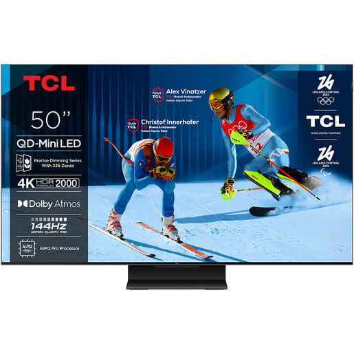 Image of TCL Serie Smart TV QD-MiniLED 4K 50'' 50C7K, 144Hz, Dolby Vision IQ & Atmos, Google TV