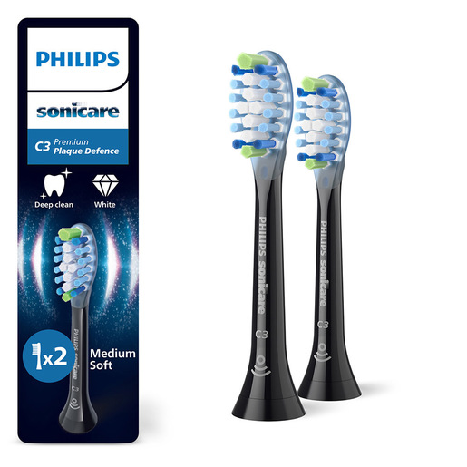 Image of Philips Sonicare HX9042/88 2x testine nere per spazzolino sonico