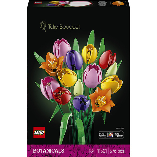 Image of LEGO Botanicals Bouquet di tulipani