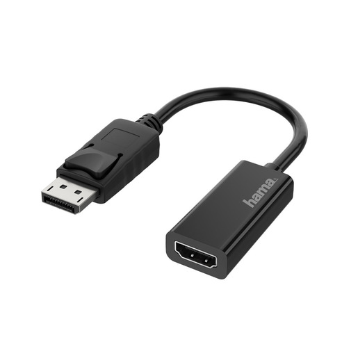 Image of Hama Cavetto adattatore DISPLAY PORT M/ HDMI F, Ultra HD 4K, nero