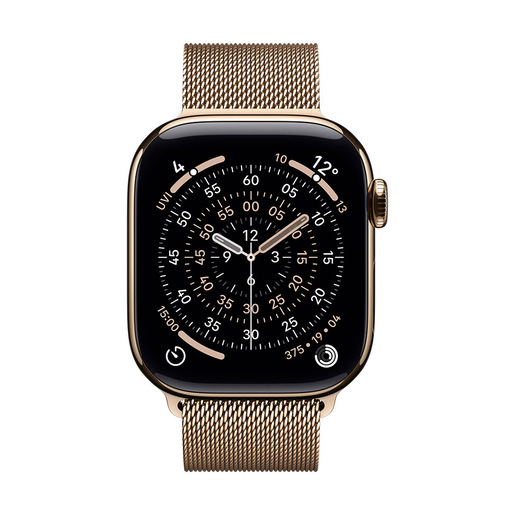Image of Apple Loop in maglia milanese color oro (42 mm)