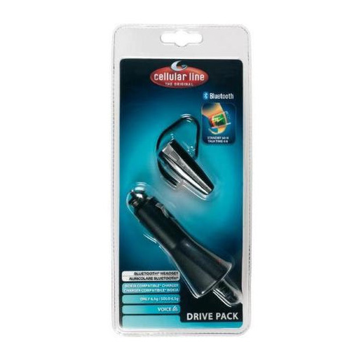Image of Cellularline BTC6DRIVEPACK cuffia e auricolare Aggancio Nero, Argento cod015
