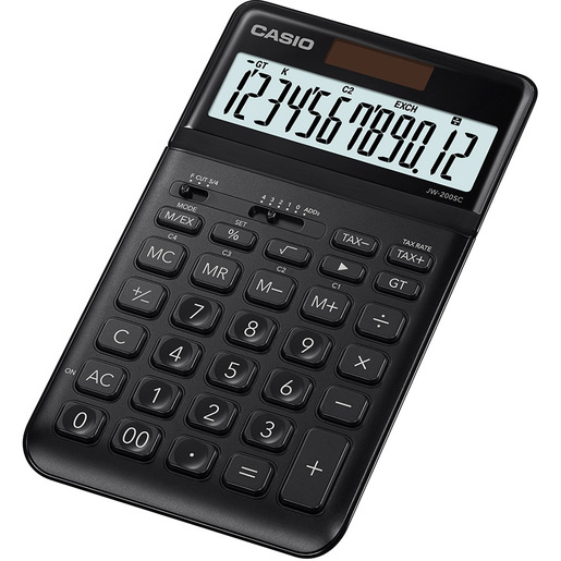 Image of Casio JW-200SC-BK calcolatrice Desktop Calcolatrice di base Nero
