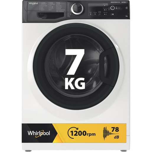 Whirlpool Lavatrice a libera installazione - WSB 725 K IT Made in Italy