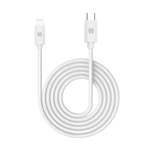 Image of Celly USBLIGHTTYPECWH cavo per cellulare Bianco USB C Lightning 1 m