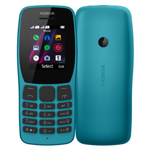 Image of Nokia 110 4,5 cm (1.77'') Blu Telefono cellulare basico