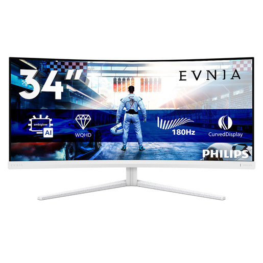 Image of Philips Evnia 5000 34M2C5501A/00 Monitor PC 86,4 cm (34'') 3440 x 1440 Pixel Wide Quad HD LCD Bianco