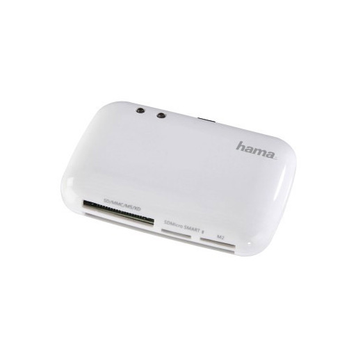 Image of Hama 54835 lettore di schede USB 2.0 Bianco