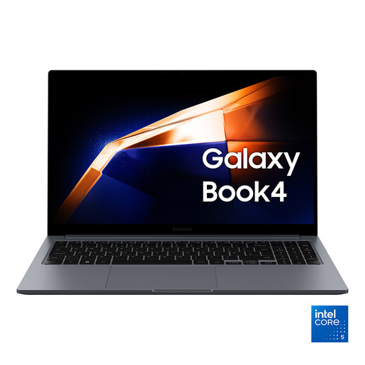 Samsung Galaxy Book4 Laptop, Intel Core i5-1335U, 16GB RAM, 512GB SSD, 15.6'' Windows 11 Home, Gray