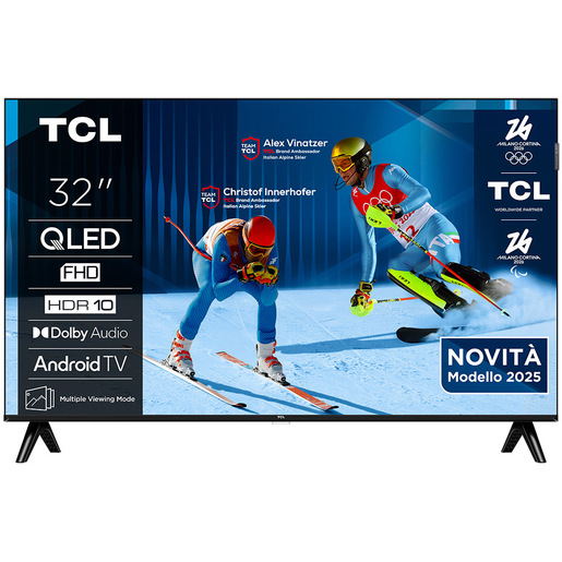 Image of TCL Serie Smart TV QLED FHD 32'' 32S5K, Dolby Audio, HDR10, Android TV