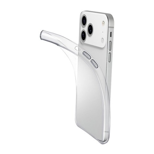 Image of Cellularline Fine - iPhone 17 Pro Max Cover in gomma morbida ultra sottile e trasparente