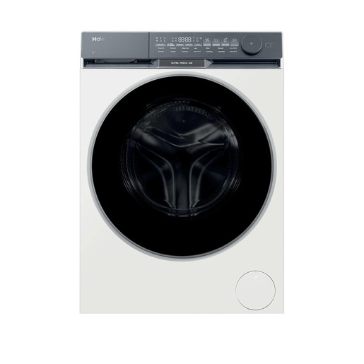 Haier X Series 9, Lavatrice Carica Frontale 10 KG, 30% più efficente della classe A, 1400 giri, Bianco, Direct Motion, Vapore, Wi-Fi, Smart AI, Scruscott