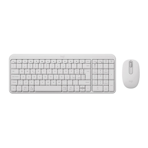Image of Logitech MK250 Compact Bluetooth Wireless Combo tastiera Mouse incluso Universale RF senza fili + Bluetooth Italiano Bianco