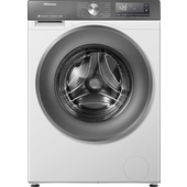 Hisense WD3S9043BW7 Lavasciuga, Caricamento Frontale, Capacità Lavaggio 9 Kg, Asciugatura 6 15 Programmi, Profondità 55 Cm, Bianco/Silver, Classe A-image