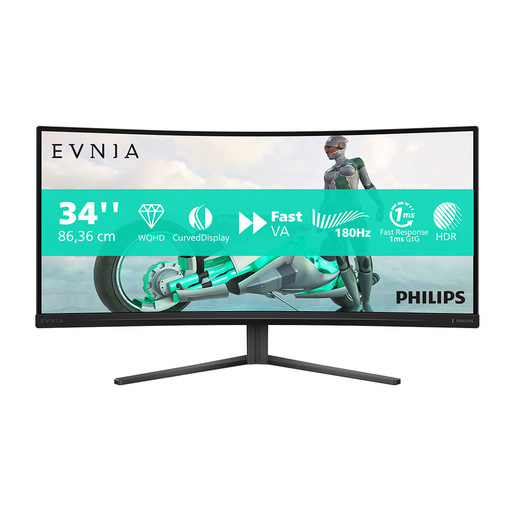 Image of Philips Evnia 34M2C3500L/00 Monitor PC 86,4 cm (34'') 3440 x 1440 Pixel Wide Quad HD LCD Nero