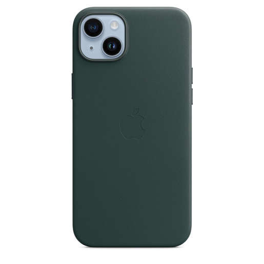 Image of Apple Custodia iPhone 14 Plus in Pelle - Verde foresta