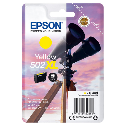Image of Epson Singlepack Yellow 502XL Ink