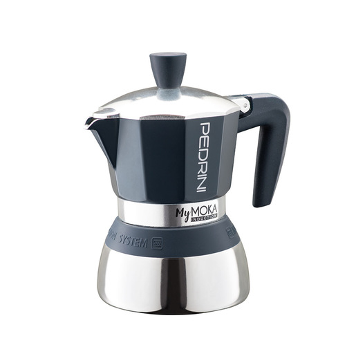 Image of Pedrini MyMoka induction Caffettiera 2 tazze Tortora