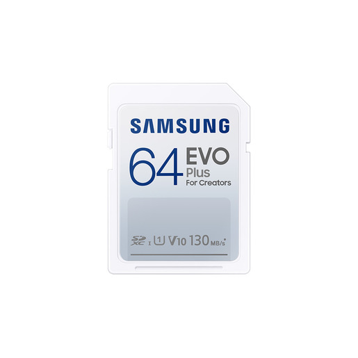 Image of Samsung EVO Plus 64 GB SDXC UHS-I
