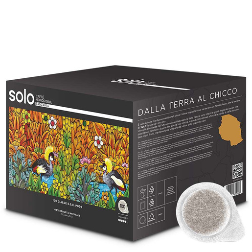 Image of Polti 100 Cialde SOLO Caffè Monorigine Tanzania