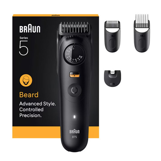 Image of Braun BeardTrimmer 9 BT5520 regolabarba Batteria 40 2 cm Bagnato e secco Nero