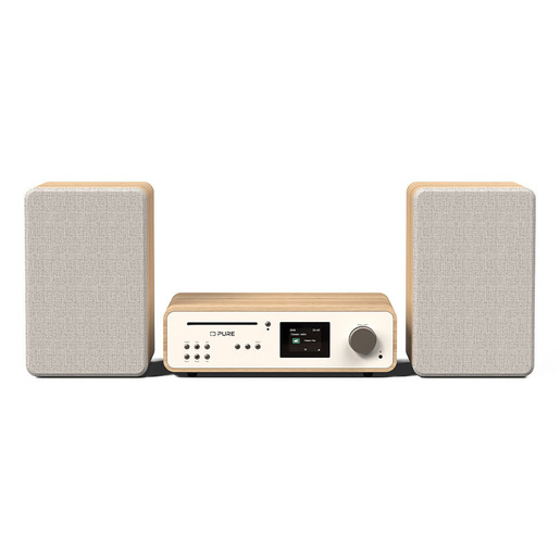 Image of Pure 252807 set audio da casa Microsistema audio per la casa 50 W Quercia, Bianco