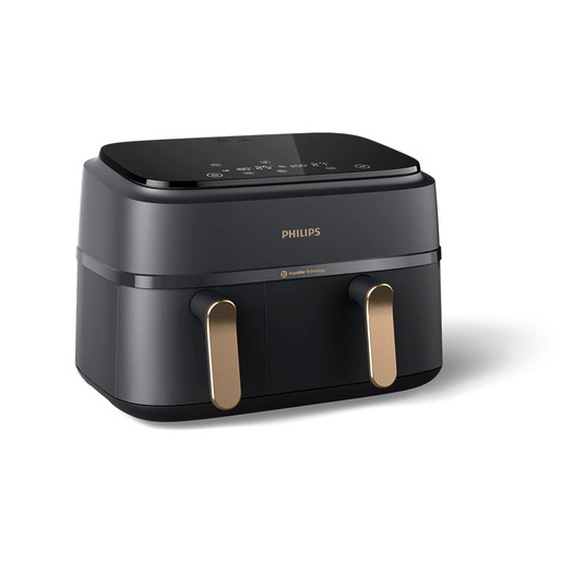 Philips Serie 3000 Airfryer doppio cestello, friggitrice ad aria da 9.0L, 12 metodi di cottura, App per ricette NA352/00