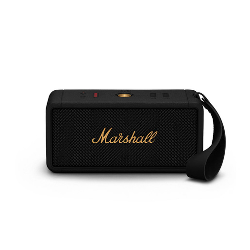 Image of Marshall Middleton Altoparlante portatile stereo Nero, Ottone 50 W