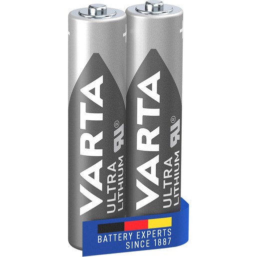 Image of Varta Ultra Lithium, Batteria al litio, AAA, Micro, FR10G445, Blister da 2