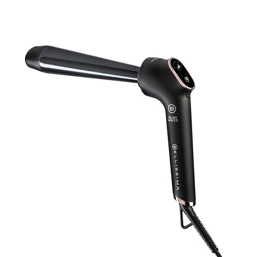 Image of Bellissima Imetec Glam Waves, Ferro Arricciacapelli, Forma Conica, Display, 5 Temperature, Rivestimento Ceramica Diamon e Cheratina, Calore Costante,