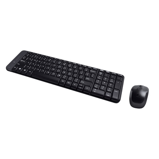 Image of Logitech Wireless Combo MK220 tastiera Mouse incluso USB Belga Nero